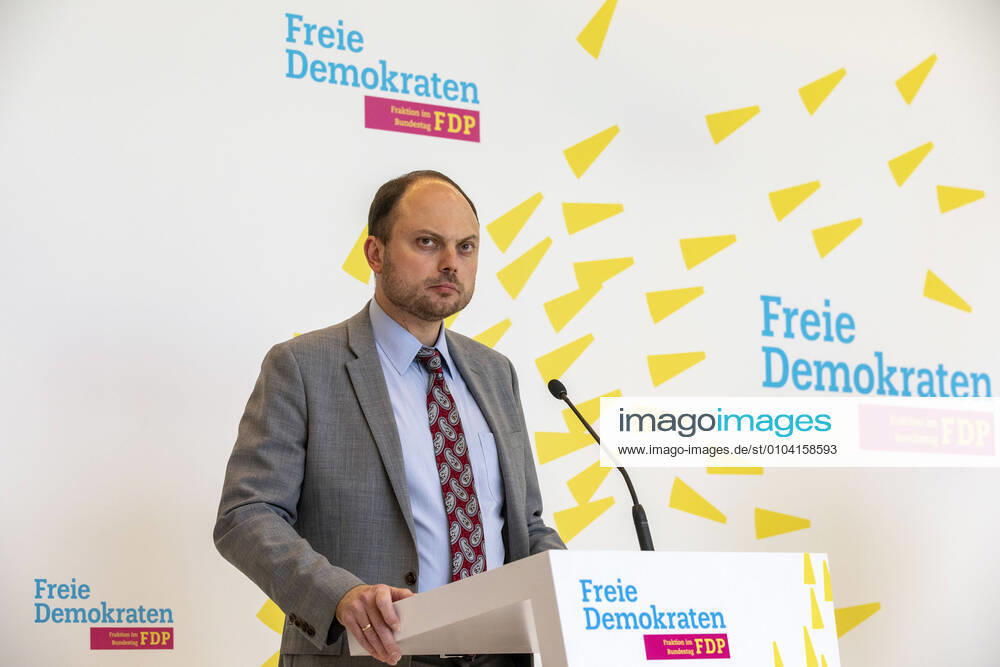Deutschland, Berlin, Bundestag, Fraktion FDP, Statement vom russischen Oppositionellen Wladimir Kara-Mursa
