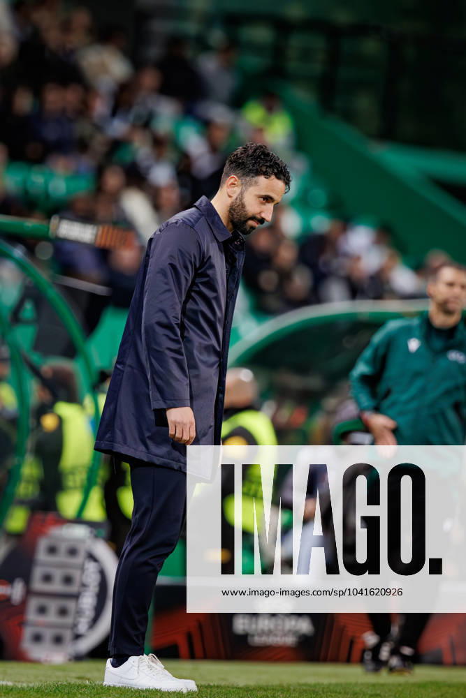 Ruben Amorim during UEFA Europa League 23 24 game between Sporting CP and BSC Young Boys at Estadio Jose Alvalade, Lisbon, Portugal. (Maciej Rogowski) Lisbon Estadio Jose Alvalade Portugal