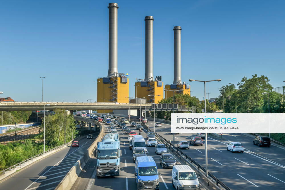 Stau, Stadtautobahn, Wilmersdorf, Berlin, Deutschland