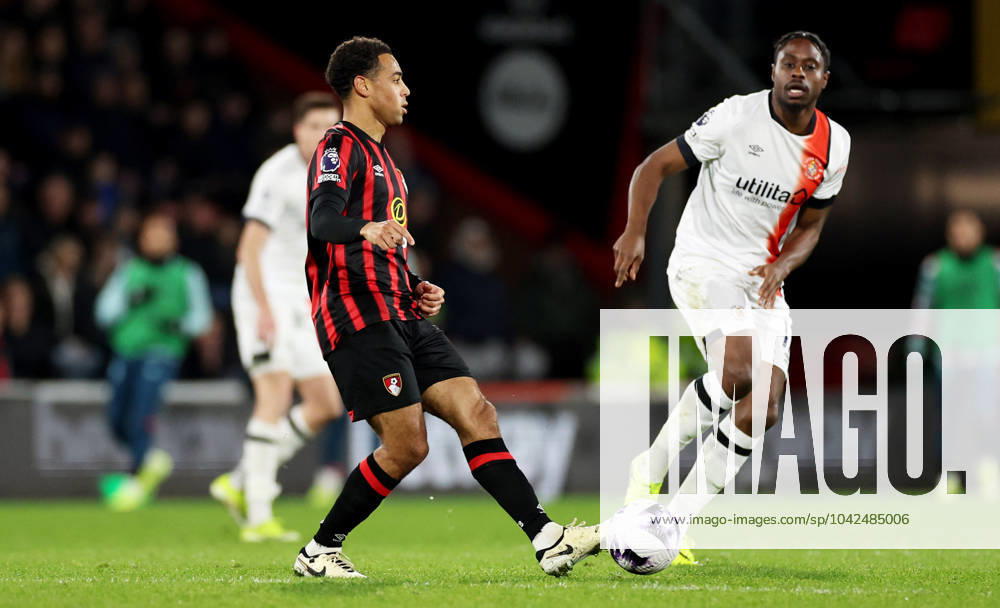 Tyler Adams of AFC Bournemouth. AFC Bournemouth v Luton Town, Premier League, Football, Vitality Stadium, Bournemouth, UK - 13 Mar 2024