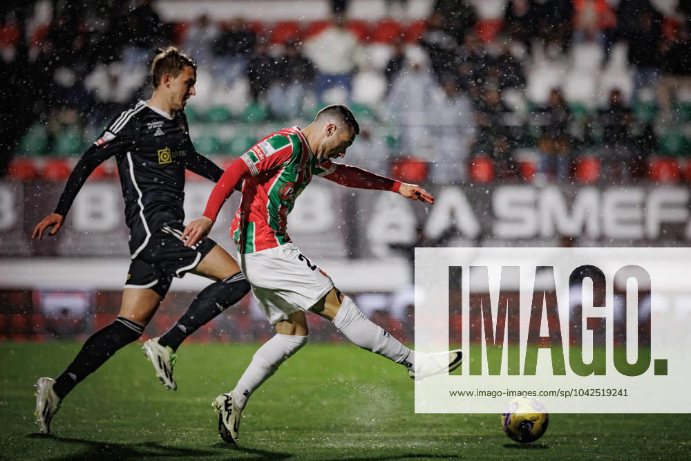 Kikas during Liga Portugal 23 24 game between CF Estrela Amadora and Casa Pia AC at Estadio Jose Gomes, Amadora, Lisbon, Portugal. (Maciej Rogowski) Lisbon Estadio Jose Gomes Portugal