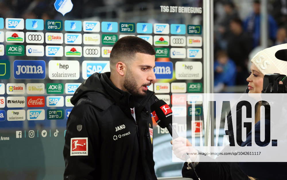 TSG 1899 Hoffenheim - VfB Stuttgart Deutschland, Sinsheim, 16.03.2024, Fussball, Bundesliga, TSG 1899 Hoffenheim - VfB Stuttgart: Deniz Undav (VfB Stuttgart).