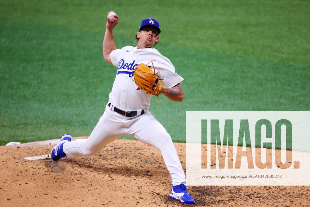 Gavin Stone (Dodgers), MARCH 18, 2024 - Baseball : MLB, Baseball Herren, USA World Tour Seoul Series exhibition game between the Los Angeles Dodgers and Team South Korea at Gocheok Sky Dome, Seoul, South Korea. (247648541)