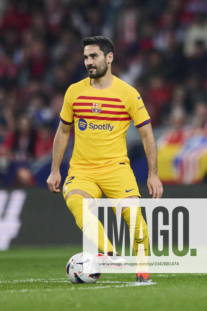 LaLiga EA Sports, Atletico de Madrid v FC Barcelona, Barca MADRID, SPAIN - MARCH 17: Ilkay Gundogan Central Midfield of FC Barcelona in action during the LaLiga EA Sports match between Club Atletico de Madrid and FC Barcelona at Civitas Metropolitano Stadium on March 17, 2024 in Madrid, Spain. (Photo By Francisco Macia Photo Players Images) Madrid Civitas Metropolitano Stadium Madrid Spain