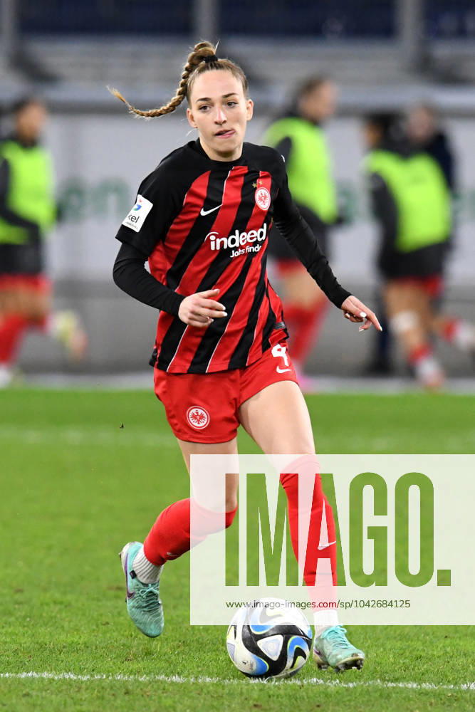 Sophia Kleinherne ( Eintracht Frankfurt Frauen ). GER, MSV Duisburg Frauen vs Eintracht Frankfurt Frauen, Fussball, Bundesliga,16. Spieltag Spielzeit 2023 2024, 17.03.2024 DFL DFB REGULATIONS PROHIBIT ANY USE OF PHOTOGRAPHS AS IMAGE SEQUENCES AND OR QUASI-VIDEO GER, MSV Duisburg Frauen vs Eintracht Frankfurt Frauen, Fussball, Bundesliga,16. Spieltag Spielzeit 2023 2024, 17.03.2024 DFL DFB REGULATIONS PROHIBIT ANY USE OF PHOTOGRAPHS AS IMAGE SEQUENCES AND OR QUASI-VIDEO Foto: Eibner-Pressefoto Thomas Thienel Duisburg