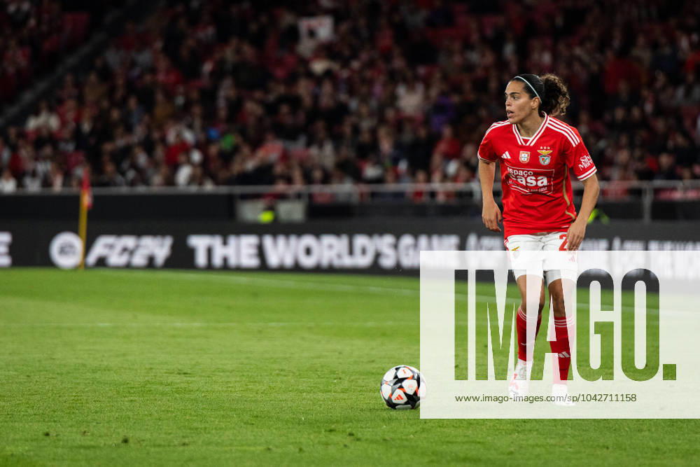 Lisbon, Portugal, March 19 2024: Andrea Falcon (28 SL Benfica) in action during the UEFA Womens Champions League game between SL Benfica and Olympique Lyonnais at Estadio do Lisboa e Benfica in Lisbon, Portugal. (Pedro Porru SPP)