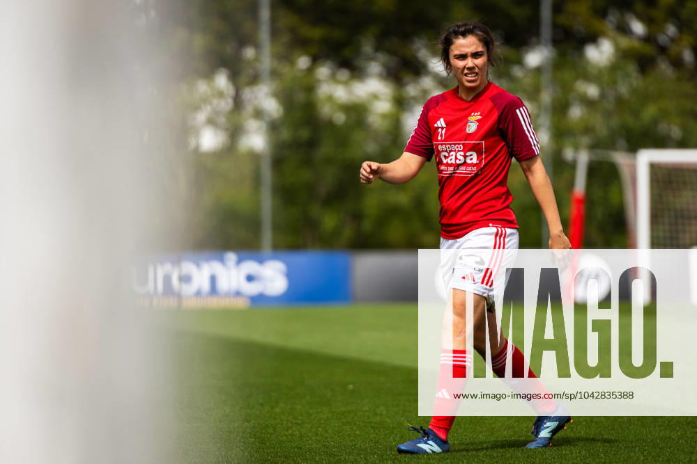 Seixal, Portugal, March 23 2024: Pauleta (21 SL Benfica) warming up before the Liga BPI game between SL Benfica and SC Braga at Benfica Campus in Seixal, Portugal. (Pedro Porru SPP)