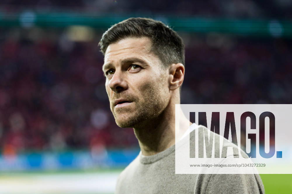 DFB-Pokal, Bayer 04 Leverkusen - Fortuna Düsseldorf, 03.04.2024 Xabi Alonso (Trainer Bayer 04 Leverkusen) DFB Pokal Halbfinale: Bayer 04 Leverkusen - Fortuna Düsseldorf, Leverkusen, BayArena DFB REGULATIONS PROHIBIT ANY USE OF PHOTOGRAPHS AS IMAGE SEQUENCES AND OR QUASI-VIDEO.