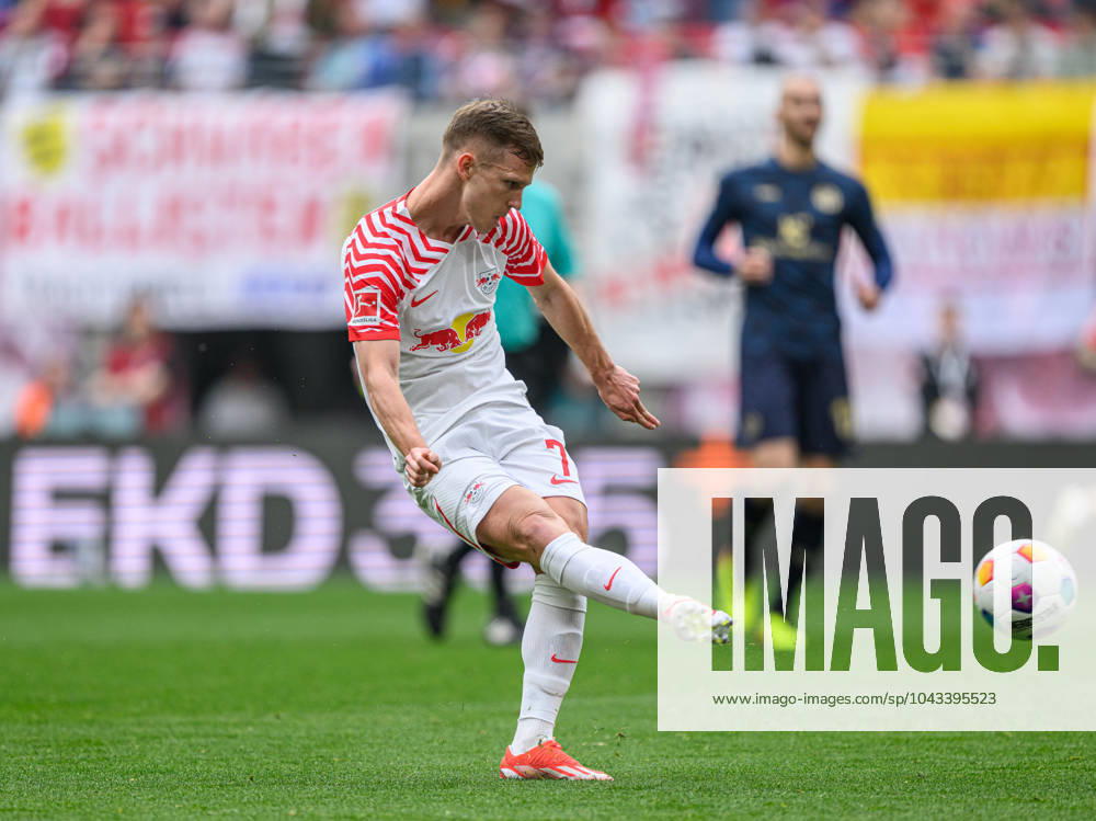 Leipzigs Dani Olmo. Fussball 1. Bundesliga, 27. Spieltag: RB Leipzig - 1. FSV Mainz 05 0-0. 30. Maerz 2024: Leipzig, Red Bull Arena. RB Leipzig - 1. FSV Mainz 05 0-0