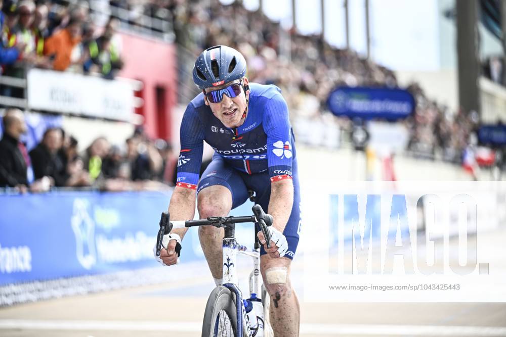 Swiss Stefan Kung of Groupama-FDJ pictured in action during the men s elite race of the Paris-Roubaix cycling event, 260,0km from Compiegne to Roubaix, France on Sunday 07 April 2024. JASPERxJACOBS x90540494x