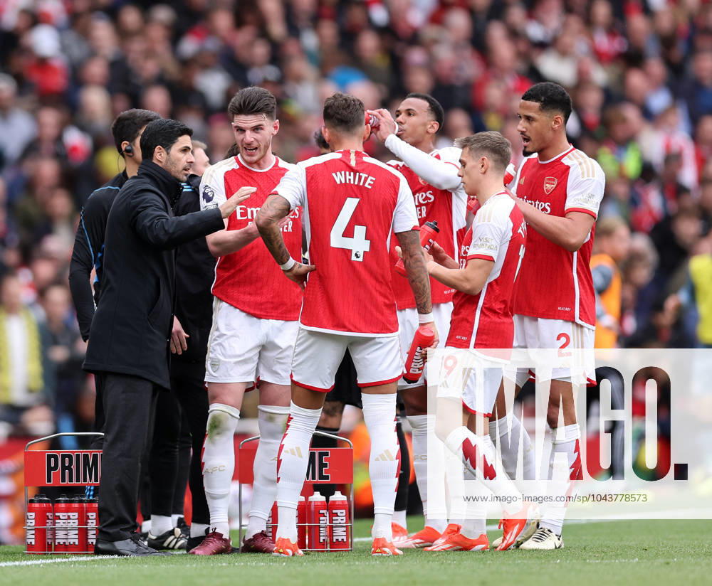 London, England, 14th April 2024. Mikel Arteta manager of Arsenal during the Premier League match at the Emirates Stadium, London. Picture credit should read: David Klein Sportimage . SPI-3080-0041