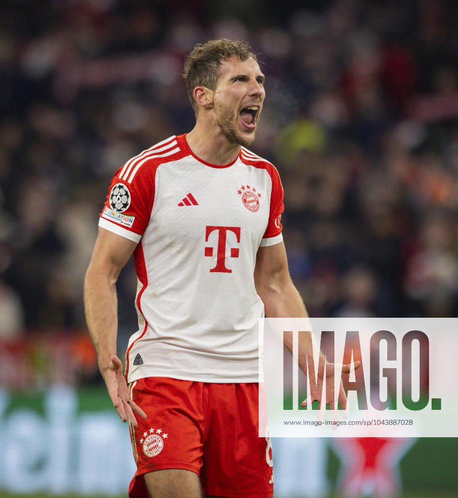 Munich Germany. 17th Apr 2024. Final jubilation: Leon Goretzka (Muenchen) Bayern Munich - Arsenal London 17.04.2024 Bayern München - Arsenal London