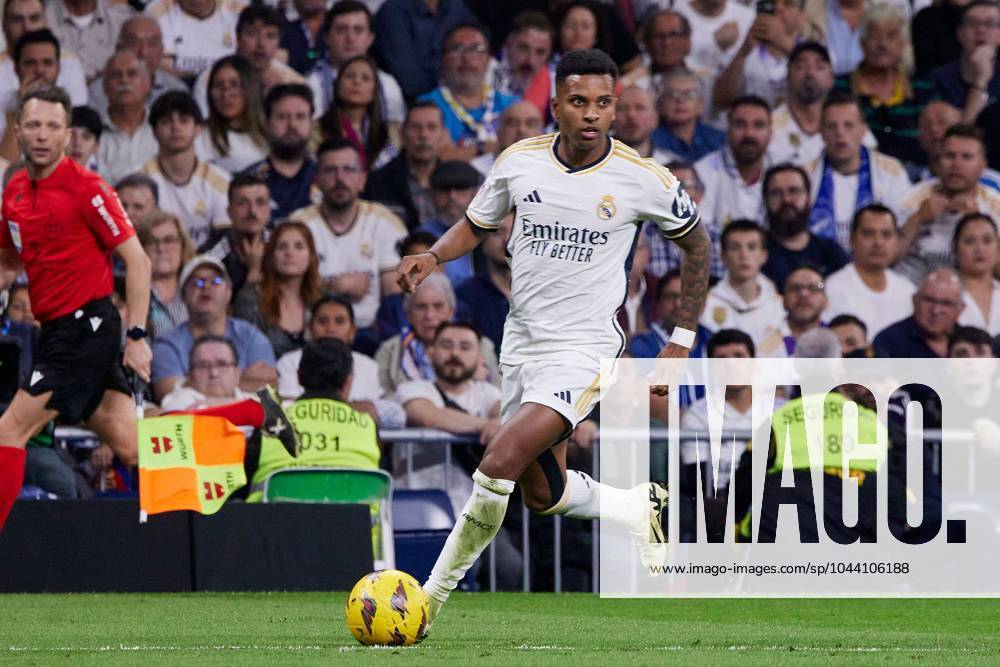 Rodrygo Goes of Real Madrid CF Real Madrid v Barcelona, La Liga, Football, Santiago Bernabeu Stadium, Madrid, Spain - 21 Apr 2024