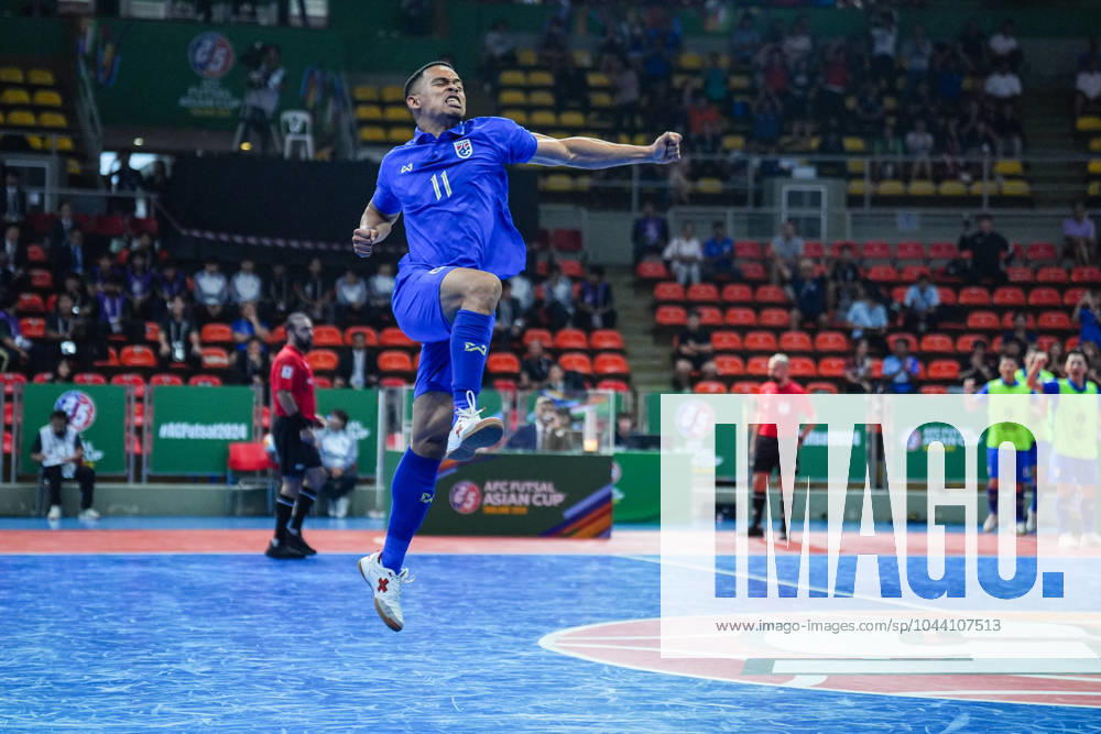2024 AFC Futsal Asian Cup: Thailand Vs Vietnam in Thailand - 21 Apr 2024 Muhammad Osamanmusa of Thailand seen during the AFC Futsal Asian Cup Thailand 2024 match between Thailand and Vietnam at indoor Stadium Huamark. Final score; Thailand 2:1 Vietnam. Bangkok Thailand