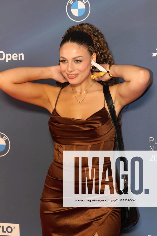 GNTM, Kandidatin, Xenia Tsilikova, Portraet, Portrait, Tennis Players Night BMW Open 2024 Red Carpet-Event 16.04.2024 FOTO: Mladen Lackovic LakoPress