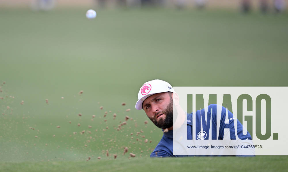 LIV GOLF ADELAIDE, Legion XIII Captain Jon Rahm in action on Day 1 of LIV Golf Adelaide at the Grange Golf Club in Adelaide, Friday, April 26, 2024. ( NO ARCHIVING, , NO USE IN BOOKS WITHOUT CONSENT ADELAIDE SOUTH AUSTRALIA AUSTRALIA