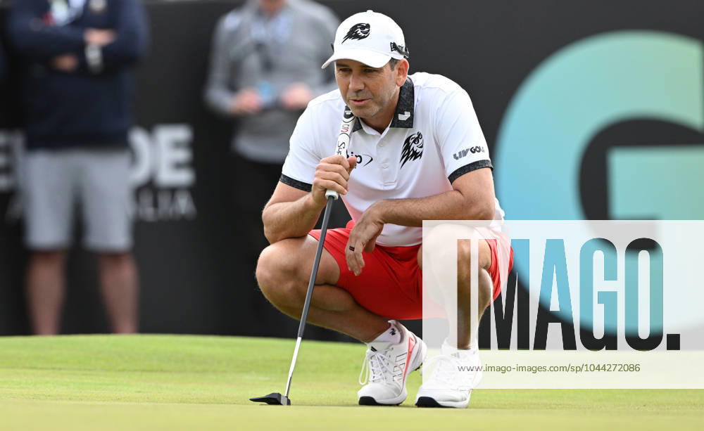 LIV GOLF ADELAIDE, Fireballs GC captain Sergio Garcia on Day 1 of LIV Golf Adelaide at the Grange Golf Club in Adelaide, Friday, April 26, 2024. ( NO ARCHIVING, , NO USE IN BOOKS WITHOUT CONSENT ADELAIDE SOUTH AUSTRALIA AUSTRALIA