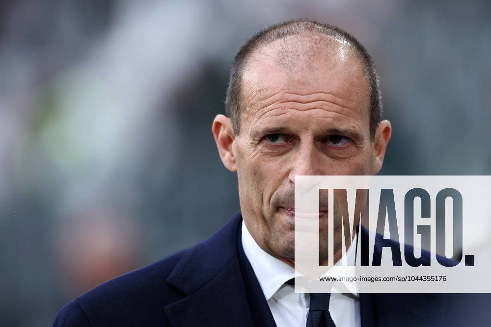 Juventus Fc - Ac Milan Massimiliano Allegri, head coach of Juventus Fc looks on during the Serie A match beetween Juventus Fc and Ac Milan at Allianz Stadium on April 27, 2024 in Turin, Italy . Torino Allianz Stadium Italy