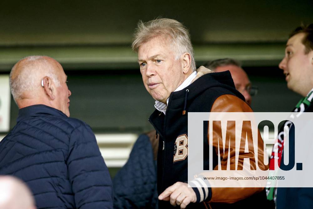 NIJMEGEN - Marcel Boekhoorn in the stands during the Dutch Eredivisie match between NEC Nijmegen and AZ ALkmaar in De Goffert on April 28, 2024 in Nijmegen, the Netherlands. ANP BART STOUTJESDIJK Dutch Eredivisie 2023 2024 ANPxSportx IVx 497114317 originalFilename: 497114317