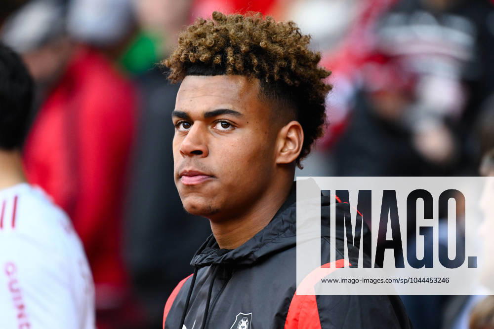 Desire DOUE ( 33 - Rennes ) headshot during the Ligue 1 match between Stade Rennais FC and Stade Brestois 29 at Roazhon Park on April 28, 2024 in Rennes, France. ( Photo by federico pestellini panoramic ) - FOOTBALL : Rennes vs Brest - Ligue 1 - 28 04 2024 FedericoPestellini Panoramic