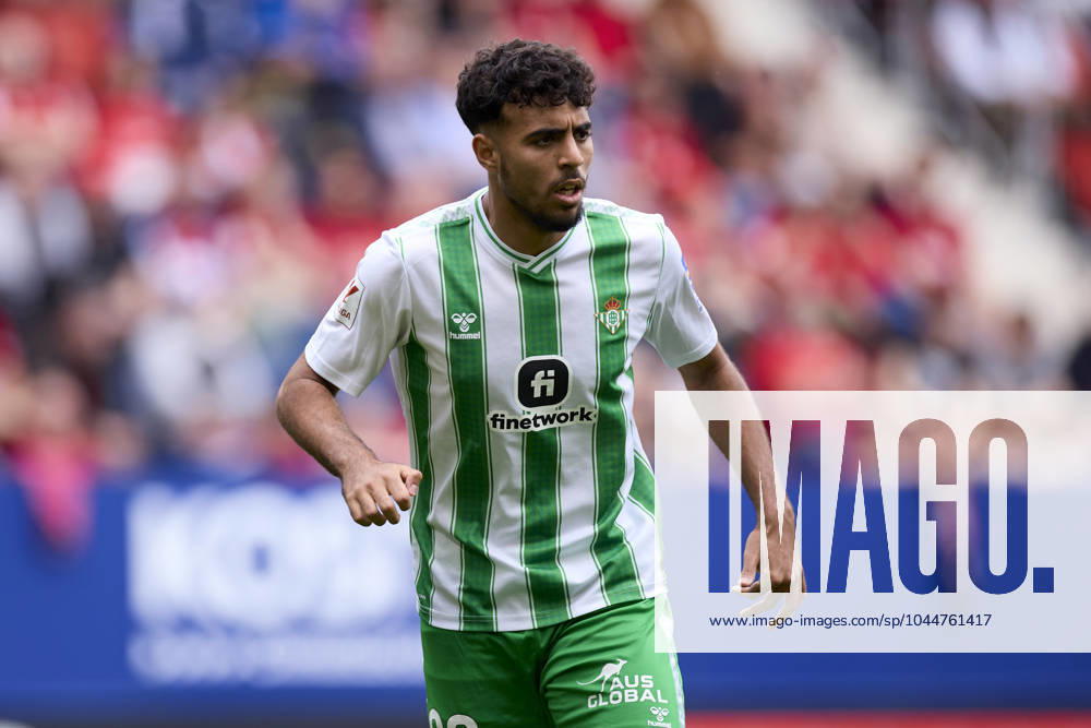 CA Osasuna v Real Betis Balompie - LaLiga EA Sports Abner Vinicius da Silva Santos of Real Betis Balompie looks on during the LaLiga EA Sports match between CA Osasuna and Real Betis Balompie at El Sadar on May 5, 2024, in Pamplona, Spain. Pamplona El Sadar Navarra Spain RL_OSAvBET_00099