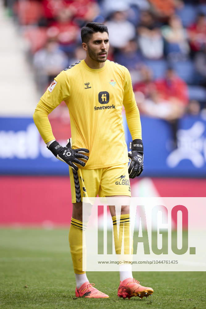 CA Osasuna v Real Betis Balompie - LaLiga EA Sports Rui Silva of Real Betis Balompie looks on during the LaLiga EA Sports match between CA Osasuna and Real Betis Balompie at El Sadar on May 5, 2024, in Pamplona, Spain. Pamplona El Sadar Navarra Spain RL_OSAvBET_00104