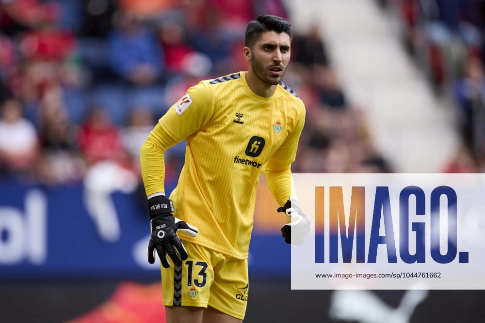 CA Osasuna v Real Betis Balompie - LaLiga EA Sports Rui Silva of Real Betis Balompie looks on during the LaLiga EA Sports match between CA Osasuna and Real Betis Balompie at El Sadar on May 5, 2024, in Pamplona, Spain. Pamplona El Sadar Navarra Spain RL_OSAvBET_00133