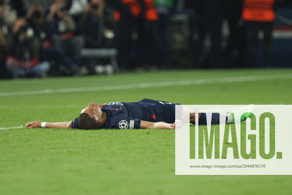 PSG - DORTMUND PHOTOPQR LE PARISIEN Le Parisien Arnaud Journois ; PARIS ; 07 05 2024 ; FOOTBALL , LIGUE DES CHAMPIONS UEFA , DEMI FINALE RETOUR , 07 05 2024 , PARIS , PARC DES PRINCES PARIS SG - BORUSSIA DORTMUND Kylian Mbappé. PHOTO LE PARISIEN ARNAUD JOURNOIS PARIS France
