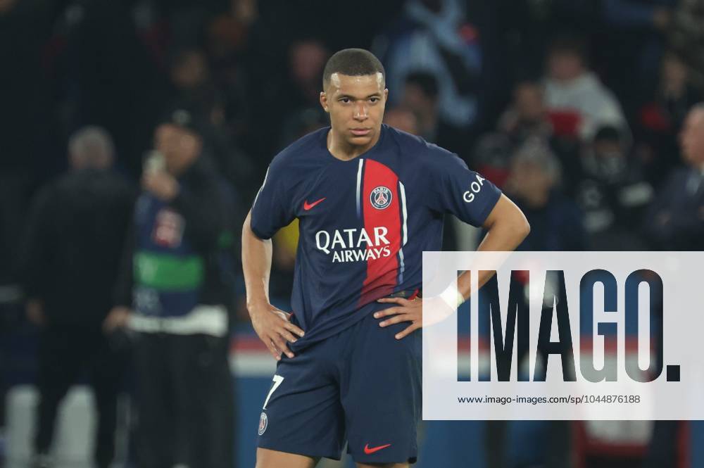 PSG - DORTMUND PHOTOPQR LE PARISIEN Le Parisien Arnaud Journois ; PARIS ; 07 05 2024 ; FOOTBALL , LIGUE DES CHAMPIONS UEFA , DEMI FINALE RETOUR , 07 05 2024 , PARIS , PARC DES PRINCES PARIS SG - BORUSSIA DORTMUND Kylian Mbappé. PHOTO LE PARISIEN ARNAUD JOURNOIS PARIS France