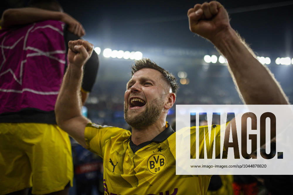 Paris, France. 7th Mai 2024. Final jubilation: Niclas Füllkrug (BVB) Paris Saint-Germain - Borussia Dortmund 07.05.2024