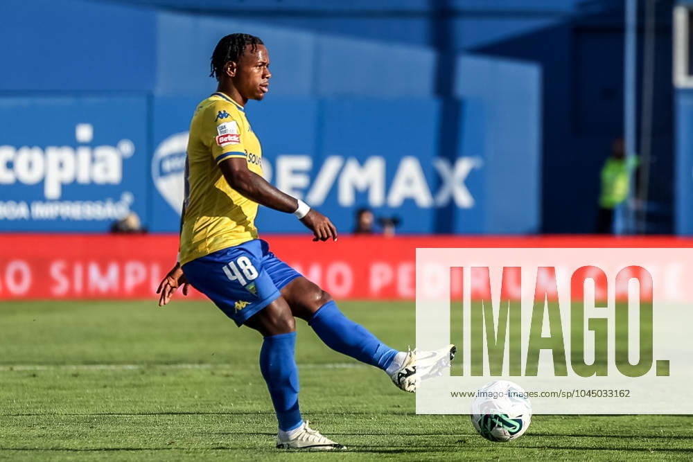 Estoril, Portugal, May 11th, 2024: Michel (48 GD Estoril Praia) in action during the Liga Portugal Betclic game between GD Estoril Praia v Sporting CP at Estadio Antonio Coimbra da Mota , Estoril, Portugal (Joao Bravo SPP)