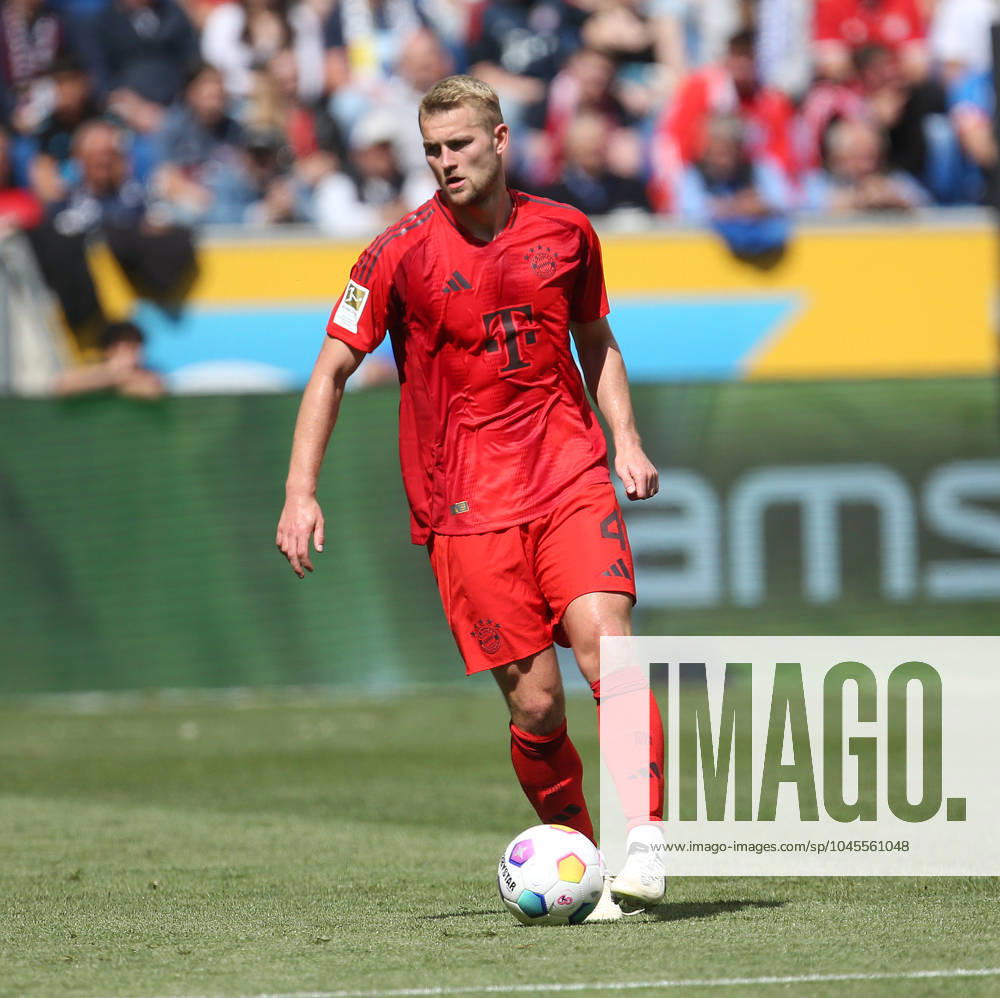 Matthijs de Ligt (Bayern) . Fussball: LIGA: Saison 23 24: TSG 1899 Hoffenheim - FC Bayern München , 34. Spieltag