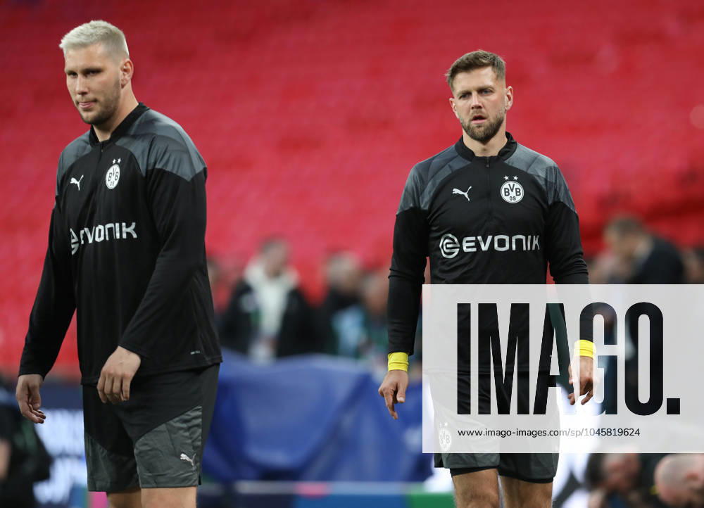 NIKLAS SULE and NICLAS FULLKRUG during the Borussia Dortmund training session a day before the UEFA Champions League Final between BORUSSIA DORTMUND and REAL MADRID at Wembley in London, United Kingdom London United Kingdom - ZUMAc179 20240531_zep_c179_133