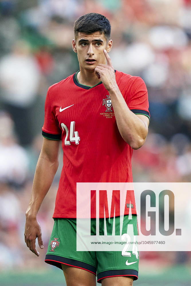Portugal V Finland - International Friendly, Länderspiel, Nationalmannschaft Antonio Silva of Portugal is reacting during the international friendly match between Portugal and Finland at Jose Alvalade Stadium in Lisbon, Portugal, on June 04, 2024. Lisbon Portugal