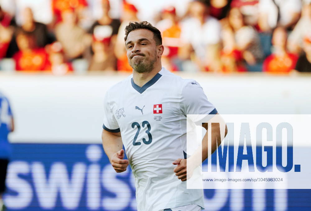 Anton Geisser 04.06.2024 Luzern.Schweiz. Fussball Laenderspiel Schweiz -Estland .Bild : Xhardan Shaqiri (SUI) Einzelbild Aktion
