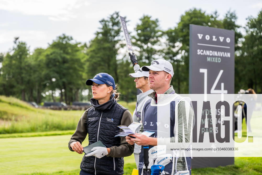 And and during the first round of the 2024 Scandinavian Mixed Golf Tournament on June 6, 2024 in Helsingborg. Photo: Petter Arvidson BILDBYRAN kod PA PA0826 golf scandinavian mixed bbeng volvo car scandinavian mixed