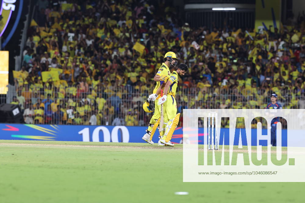 Cricket : Tata IPL 2024 Tata IPL 2024 : Chennai, India, 23rd April 2024: CSK Vs LSG : ( Chennai Super Kings Vs Lucknow Super Giants) In MAC Stadium Chennai. CSK WERE 210-4 IN 20 OVERS. Seshadri SUKUMAR
