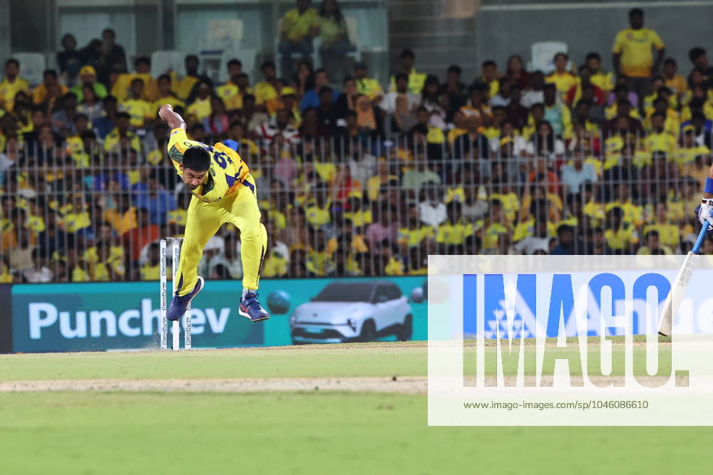 Cricket : Tata IPL 2024 Tata IPL 2024 : Chennai, India, 23rd April 2024: CSK Vs LSG : ( Chennai Super Kings Vs Lucknow Super Giants) In MAC Stadium Chennai. CSK WERE 210-4 IN 20 OVERS. LSG WON BY 6 WICKETS IN 19.3 OVERS. STONIS 124 NOT OUT. Matheesha Pathirana Seshadri SUKUMAR