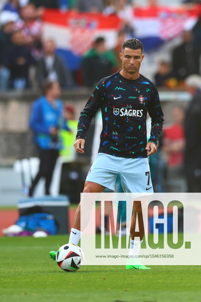 Portugal Fussball Nationalmannschaft, Selecao, 08.06.2024, Portugal - Kroatien , Freundschaftsspiel ,Vorbereitungsspiel zur Europameisterschaft 2024 , Cristiano Ronaldo (Portugal) , CR7