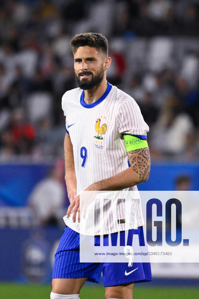 Olivier Giroud ( 9 - France ) reacts during the Friendly match between France and Canada at Matmut Atlantique on June 09, 2024 in Bordeaux, France. ( Photo by federico pestellini panoramic ) - FOOTBALL : France vs Canada - Bordeaux - 09 06 2024 FedericoPestellini Panoramic