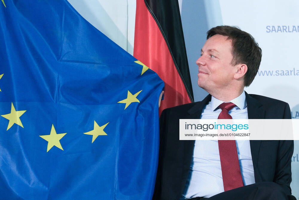 Tobias Hans, Ministerpräsident Saarland, bei der Festveranstaltung zum 70 jährigen Jubiläum der assoziierten Mitgliedschaft der Bundesrepublik Deutschland und des Saarlandes im Europarat am 18.09.20 in der Landesvertretung des Saarlandes in Berlin. Heiko Maas und Tobias Hans feiern 70 Jahre Europarat in Berlin