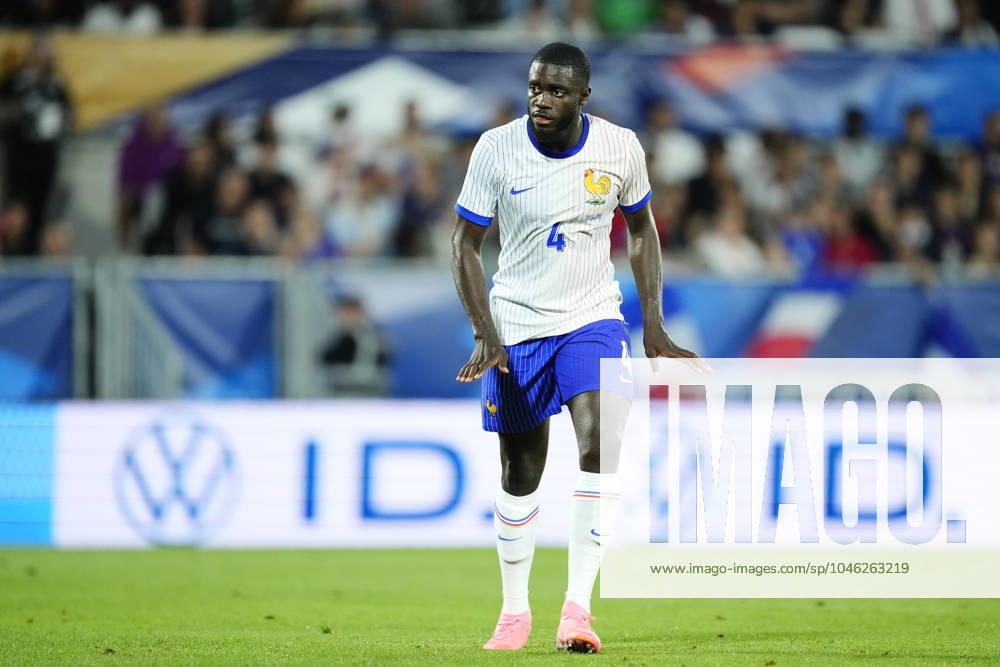 France v Canada - International Friendly, Länderspiel, Nationalmannschaft Dayot Upamecano centre-back of France and Bayern Munich during the friendly match between France and Canada at Nouveau Stade Bordeaux on June 9, 2024 in Bordeaux, France. Bordeaux France