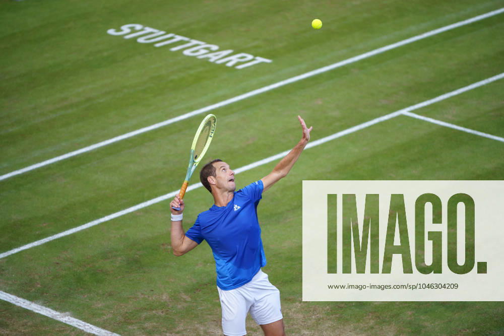 BOSS Open ATP, Tennis Herren 250 2024; Stuttgart, 13.06.2024 Richard Gasquet (FRA, Frankreich); BOSS Open 2024, ATP 250, Anlage des TC Weissenhof am 13.06.2024, Stuttgart.