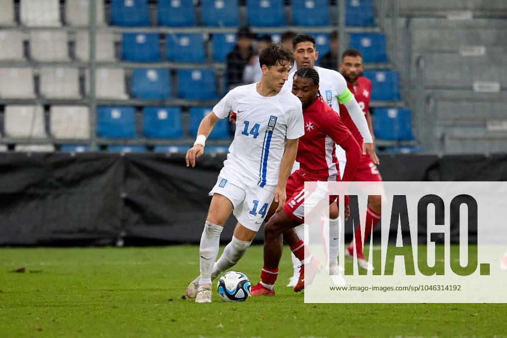 Malta v Greece - International Friendly, Länderspiel, Nationalmannschaft Panagiotis Retsos of Greece is in action during the international soccer friendly match between Malta and Greece at the Untersberg-Arena, in Grodig, Austria, on June 11, 2024. Grödig Salzburg Austria
