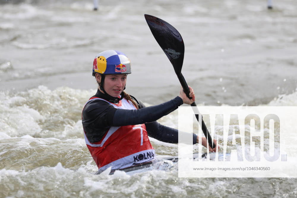 Men s Canoe Finals In Canoe Slalom World Cup In Krakow Evy Leibfarth of the USA competes in Women s Kayak Finals, K1, of ICF Canoe Slalom World Cup Krakow 2024 on Kolna Centre course on June 14, 2024 in Krakow. Poland. Krakow malopolskie Poland
