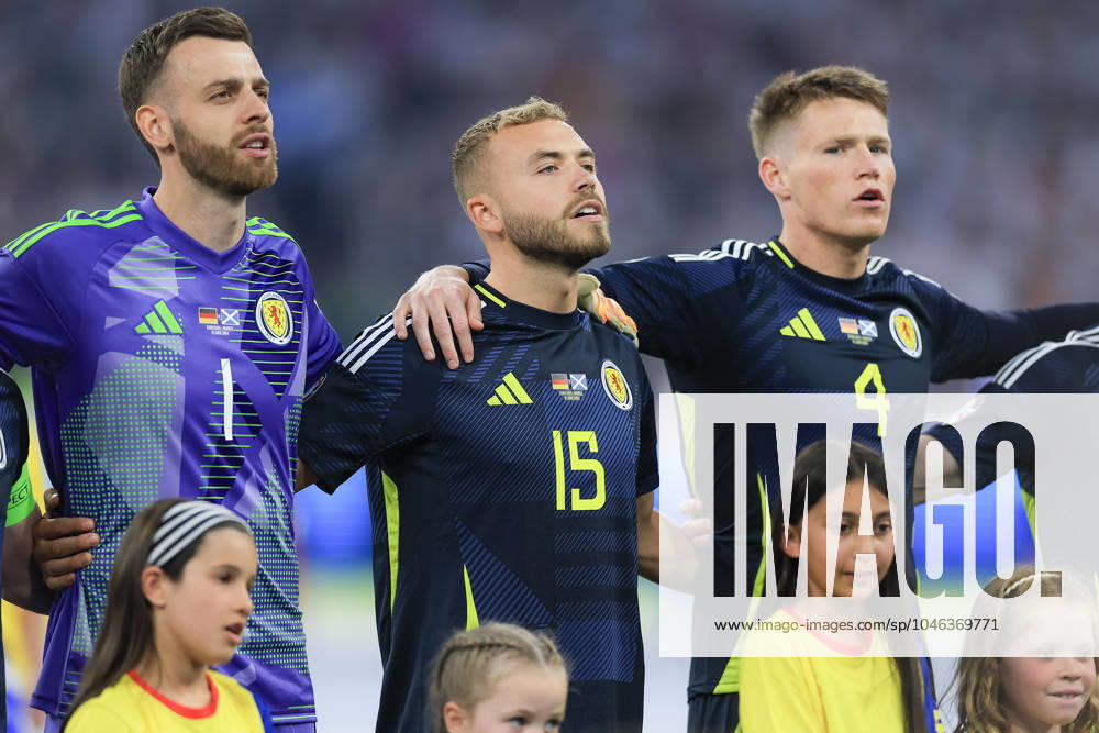 Germany v Scotland: Group A - UEFA EURO, EM, Europameisterschaft,Fussball 2024 Ryan Porteous (Scotland) is preparing before the UEFA European Championship, EM, Europameisterschaft Group A match between Germany and Scotland at Allianz Arena in Munich, Germany, on June 14, 2024.