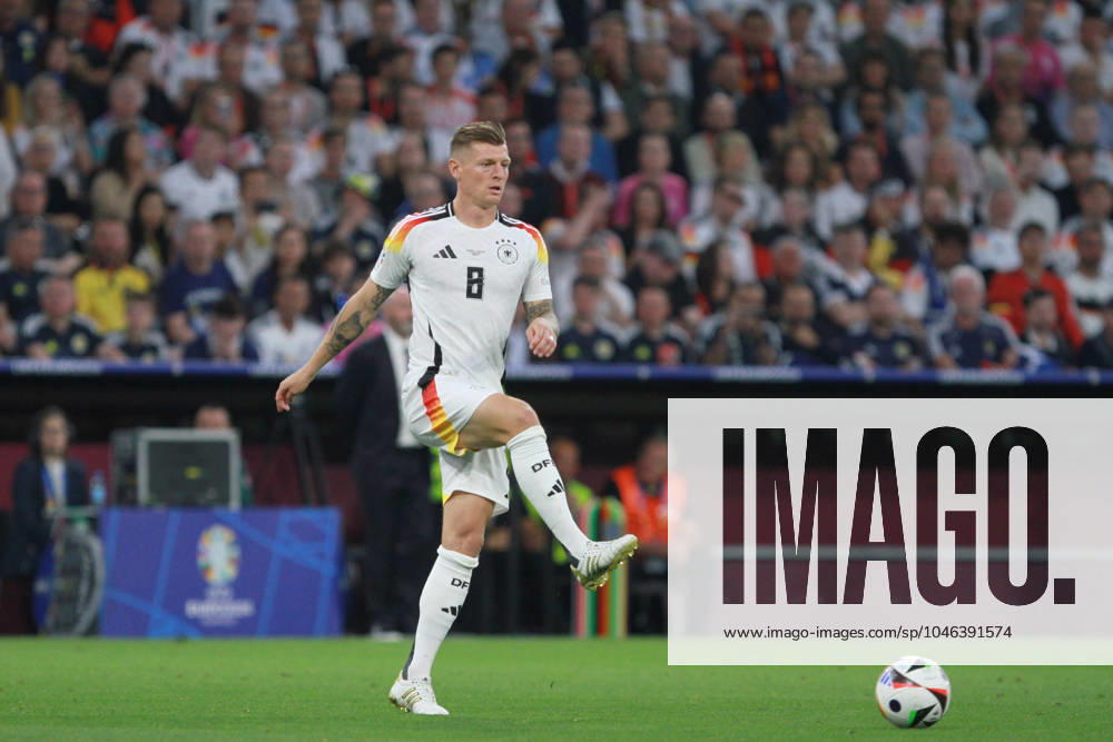 München, Bayern, Deutschland, 14.06.2024: Allianz-Arena: Fußball-EM 2024, Gruppe A, Deutschland - Schottland: Eröffnungsspiel der Euro 2024; Toni Kroos