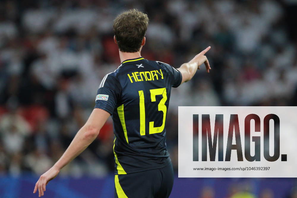 München, Bayern, Deutschland, 14.06.2024: Allianz-Arena: Fußball-EM 2024, Gruppe A, Deutschland - Schottland: Eröffnungsspiel der Euro 2024; Jack Hendry