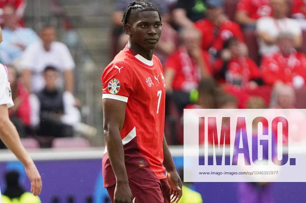 Fussball, UEFA EURO, EM, Europameisterschaft,Fussball 2024, EM 2024, Gruppenphase, Gruppe A, Ungarn-Schweiz Köln Stadion Breel Embolo Schweiz ,Aktion, Einzelbild