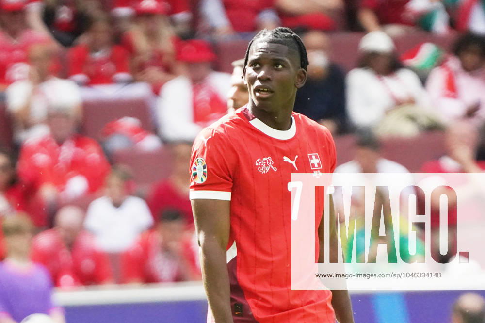 Fussball, UEFA EURO, EM, Europameisterschaft,Fussball 2024, EM 2024, Gruppenphase, Gruppe A, Ungarn-Schweiz Köln Stadion Breel Embolo Schweiz ,Aktion, Einzelbild